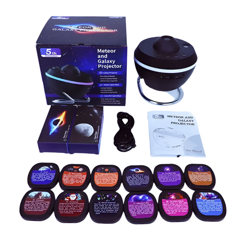12 IN 1 Galaxy Star Projector 2.0 with Meteor shower