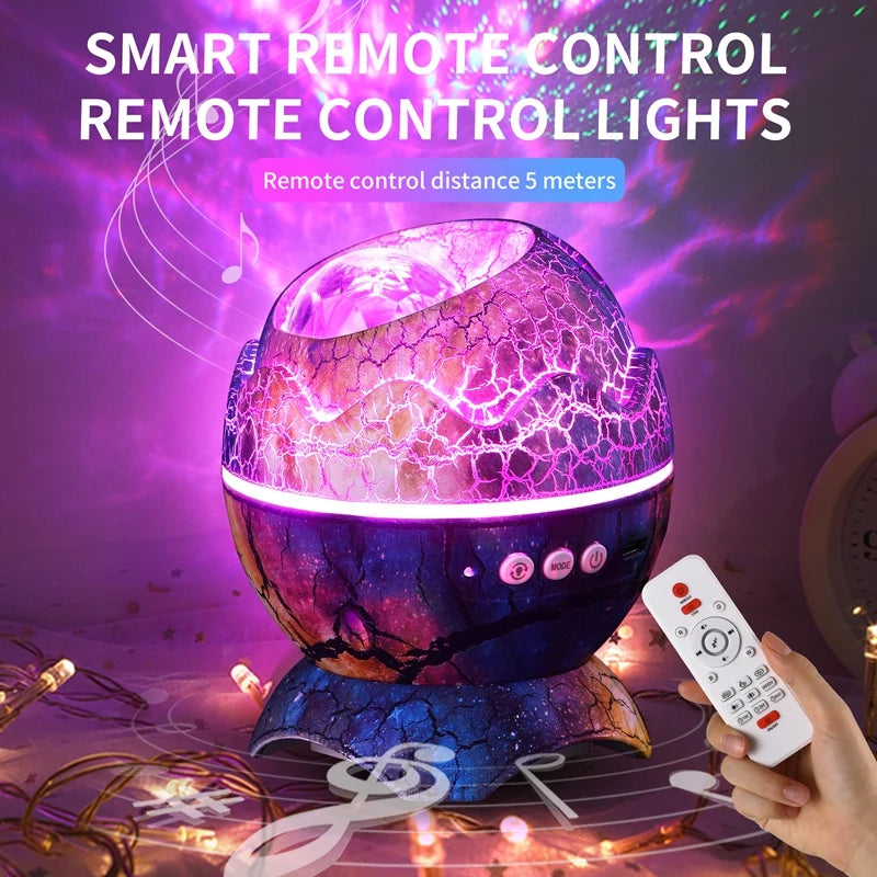 Dinosaur Egg Projector with Bluetooth speaker
